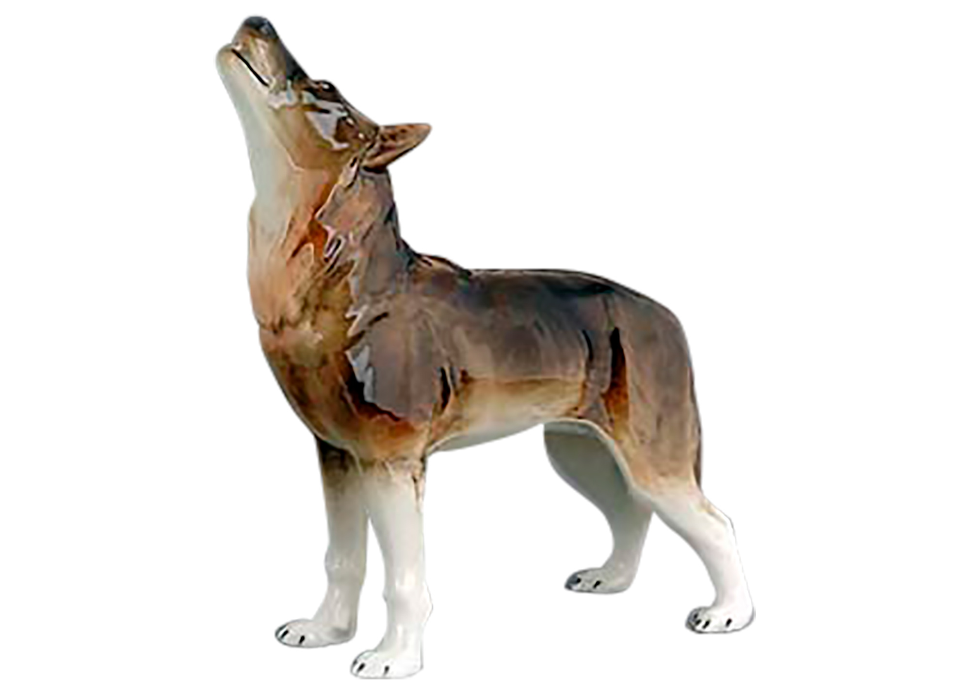 Buy Standing Wolf Figurine at GoldenCockerel.com