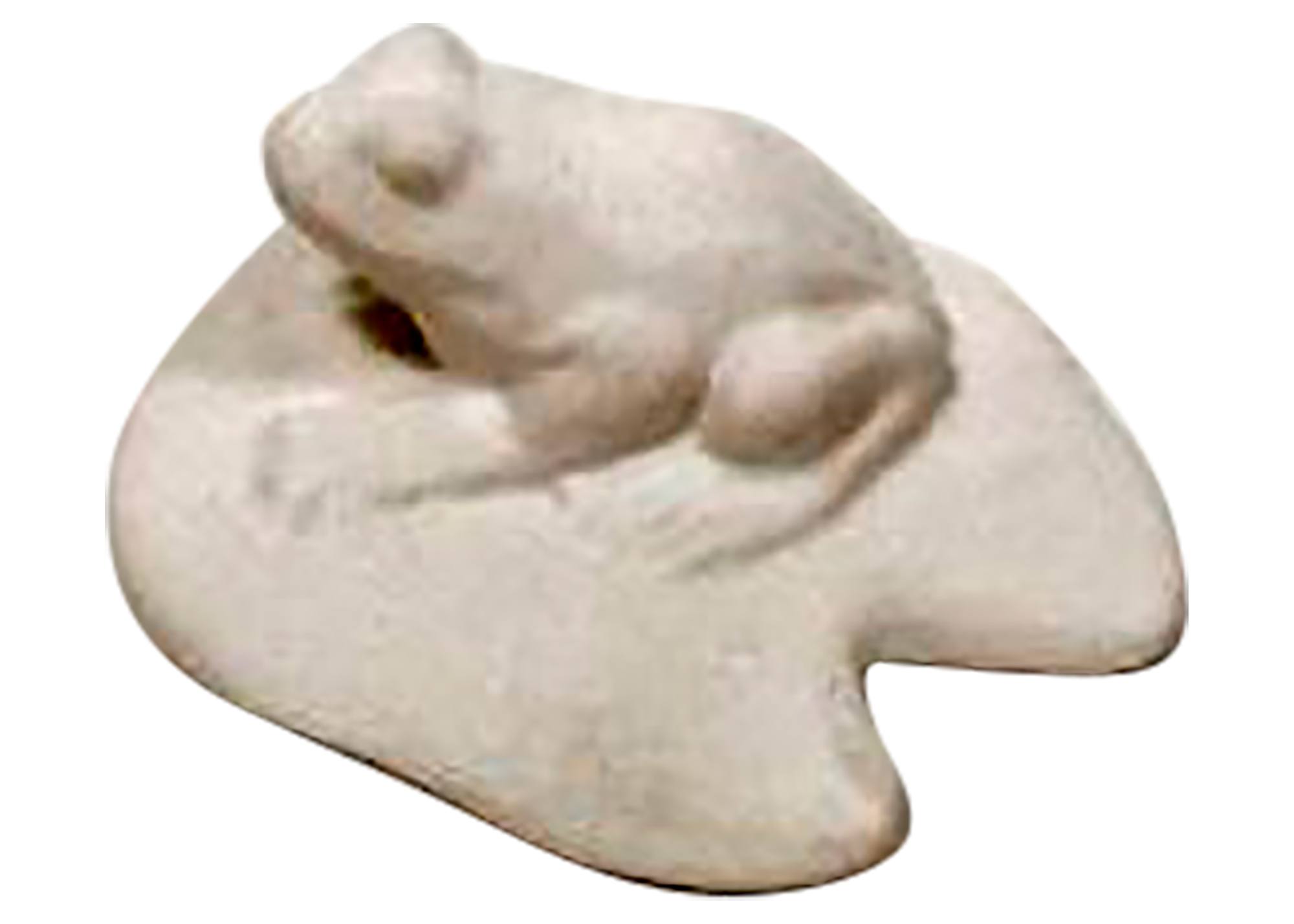 Buy Unglazed Leopard Frog Figurine at GoldenCockerel.com