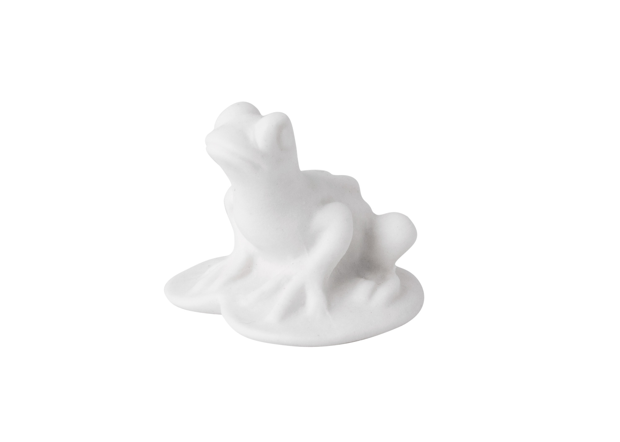 Buy Unglazed White Frog Figurine at GoldenCockerel.com