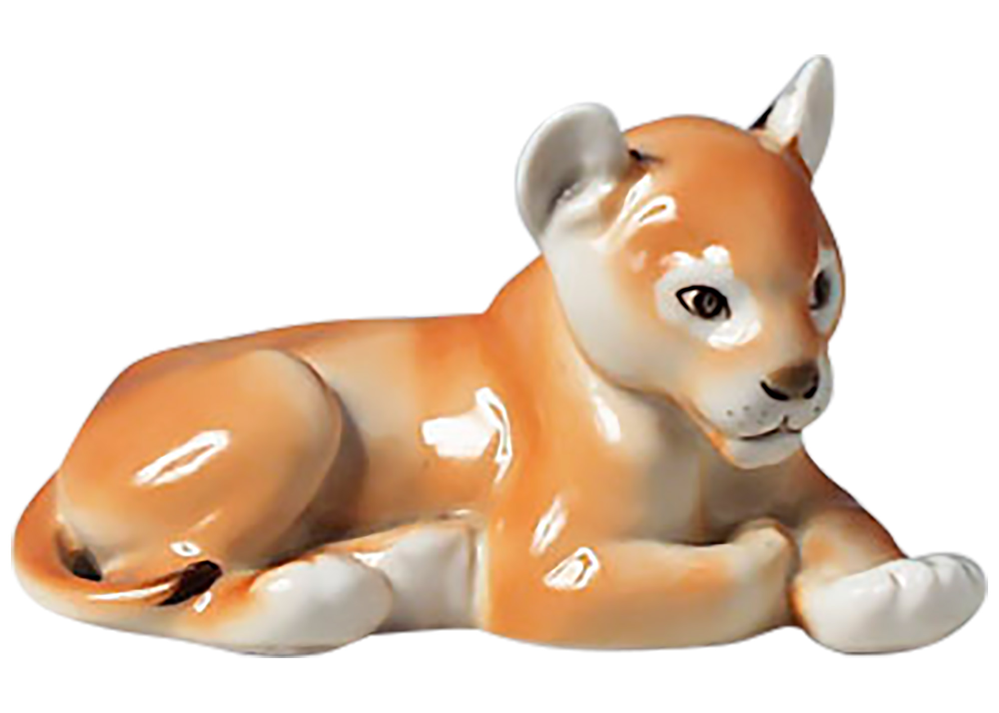 Buy Resting Lion Cub Figurine at GoldenCockerel.com