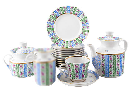 Buy Springtime Tea Set, 20 pieces at GoldenCockerel.com