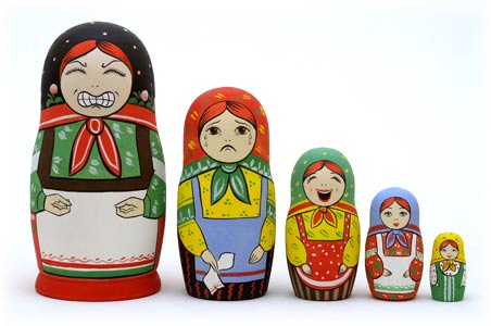 golden girls nesting dolls