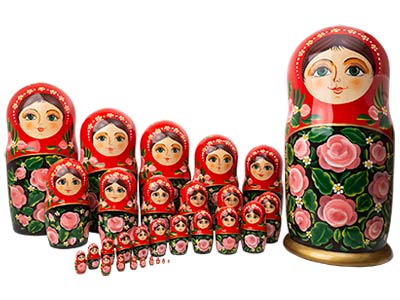 largest set of matryoshka dolls