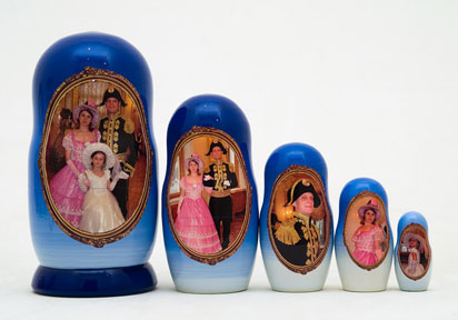 We Make Custom Family Photo Nesting Dolls