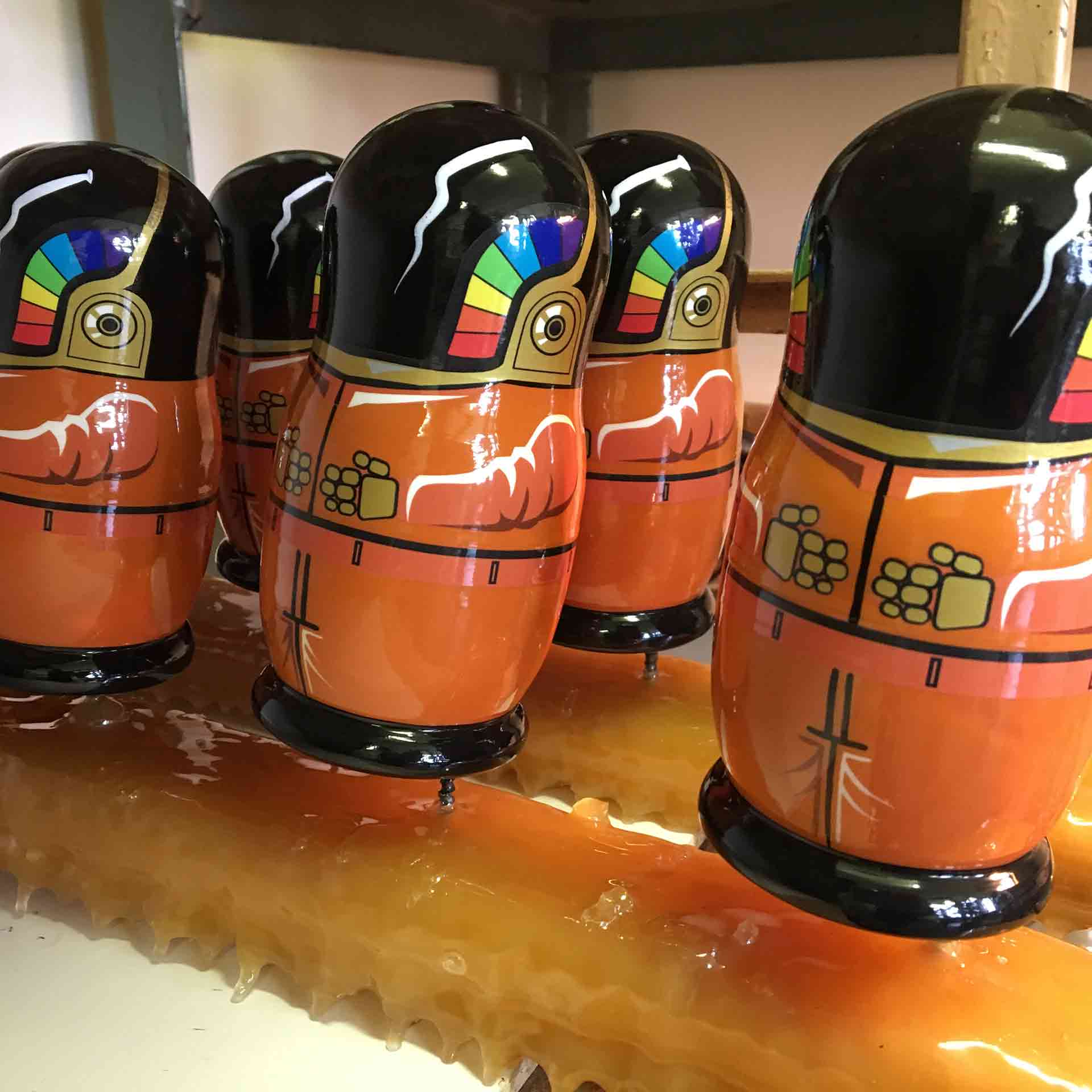 Bespoke Custom Nesting Doll – Daft Punk