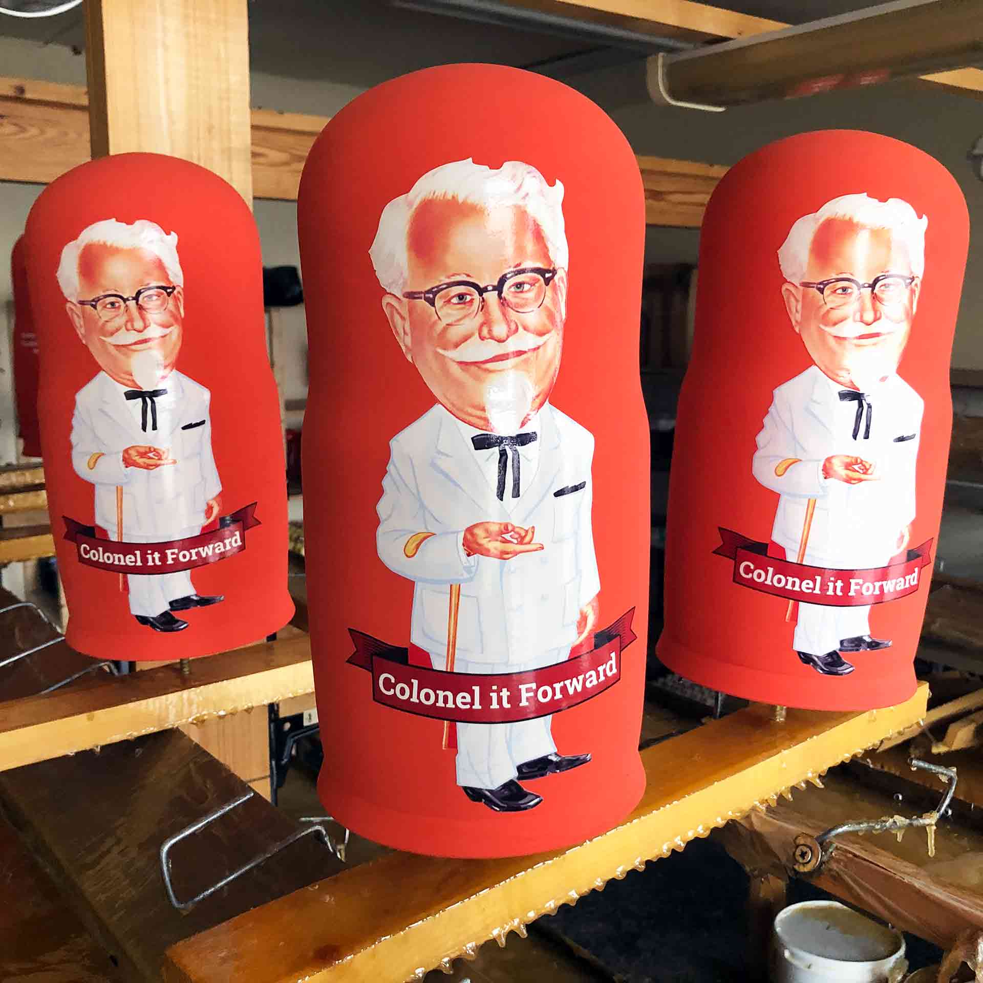 Bespoke Custom Nesting Doll – KFC