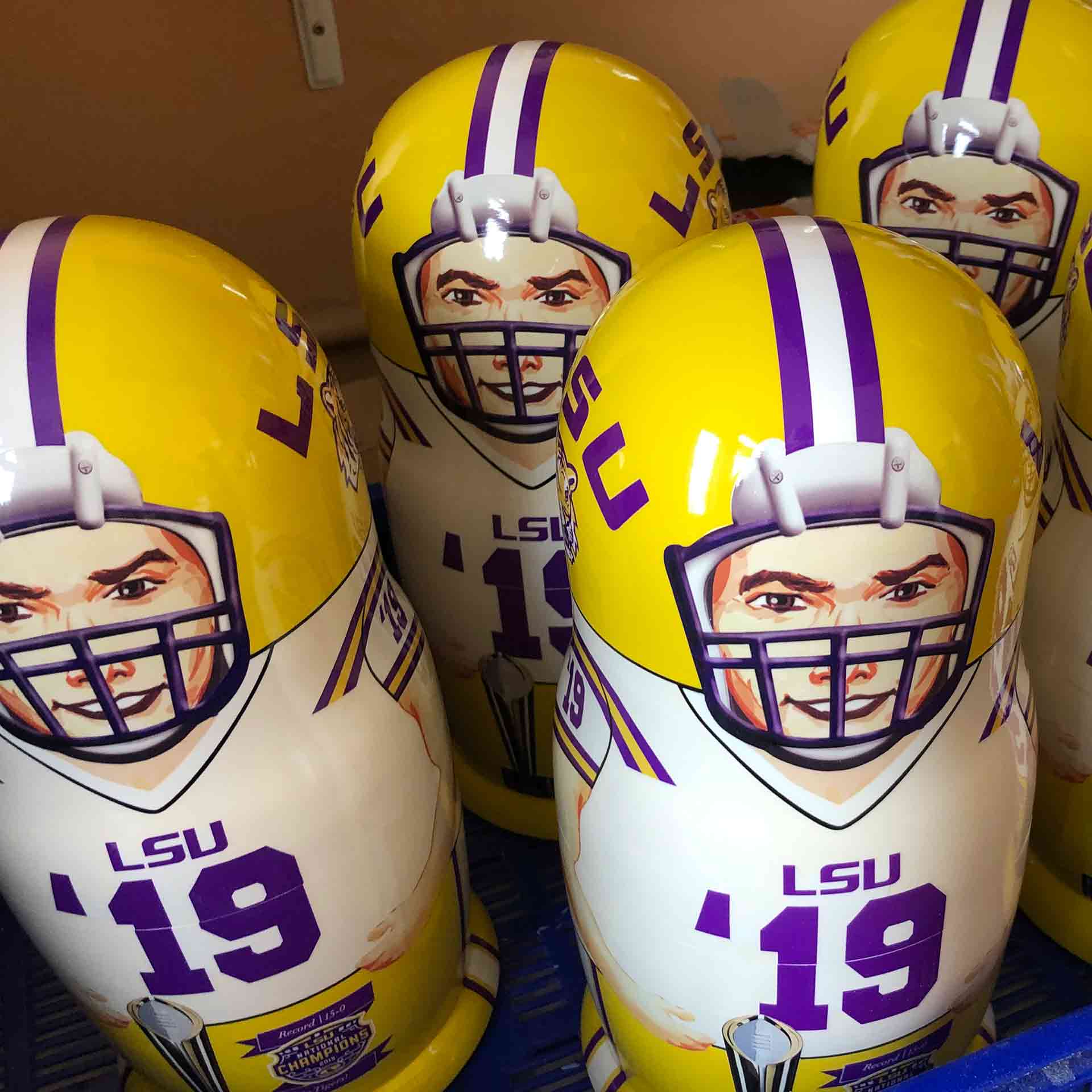 Bespoke Custom Nesting Doll – LSU