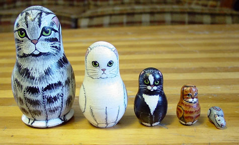 painting nesting dolls