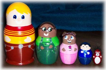 disney russian nesting dolls