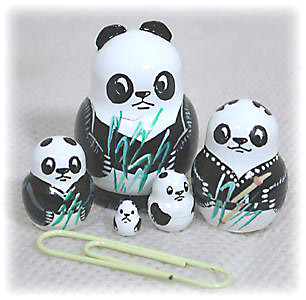 miniature nesting dolls
