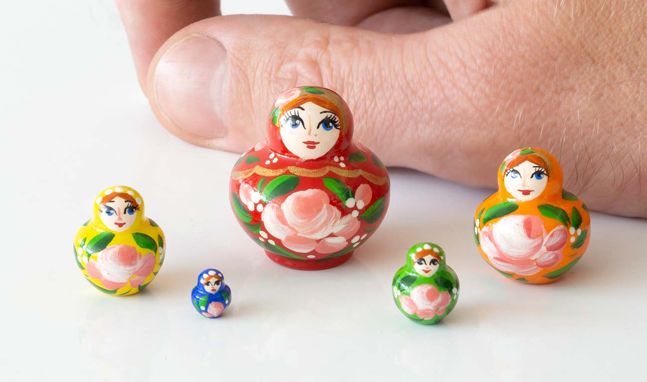 World's Smallest Nesting Dolls