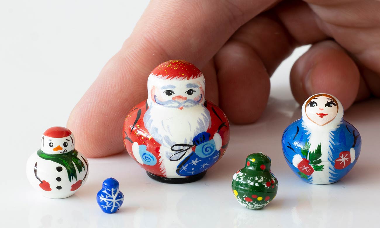 World's Smallest Nesting Dolls