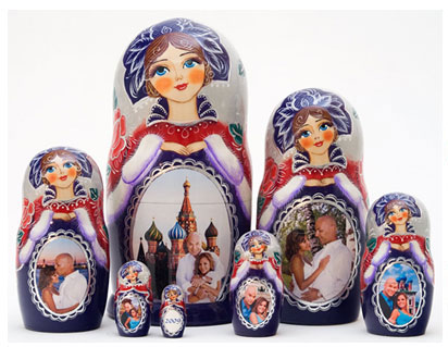 We Make Custom Russian Nesting Dolls