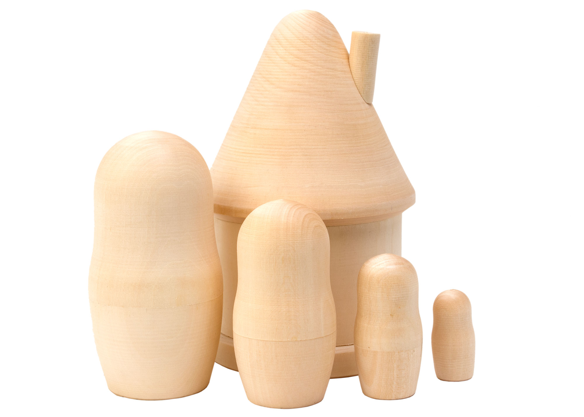 blank wooden nesting dolls