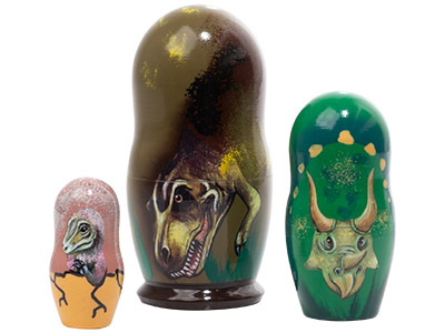 dinosaur nesting dolls