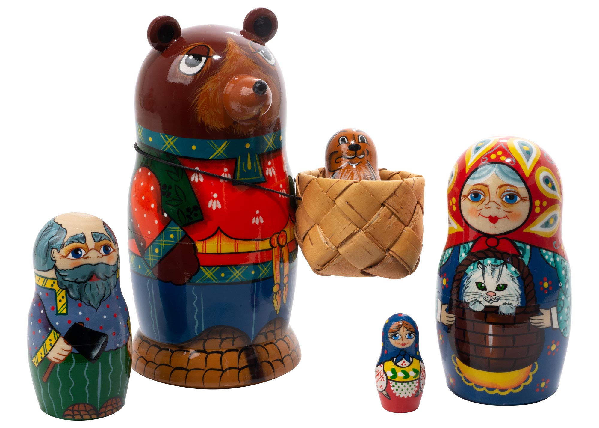 masha and bear doll set