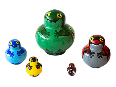 mini nesting dolls