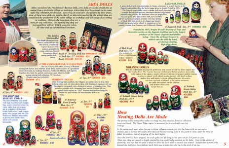 Buy Catalog of Russian Nesting Dolls at GoldenCockerel.com