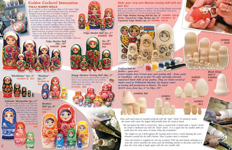 Buy Catalog of Russian Nesting Dolls at GoldenCockerel.com