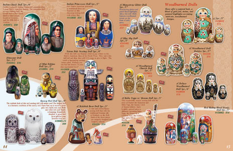 Buy Catalog of Russian Nesting Dolls at GoldenCockerel.com