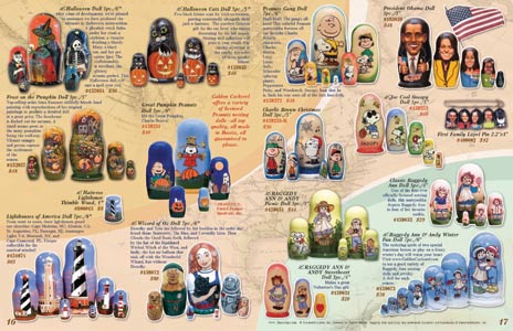 Buy Catalog of Russian Nesting Dolls at GoldenCockerel.com