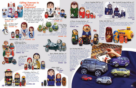 Buy Catalog of Russian Nesting Dolls at GoldenCockerel.com