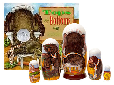 Buy Tops and Bottoms Book & Doll Set at GoldenCockerel.com