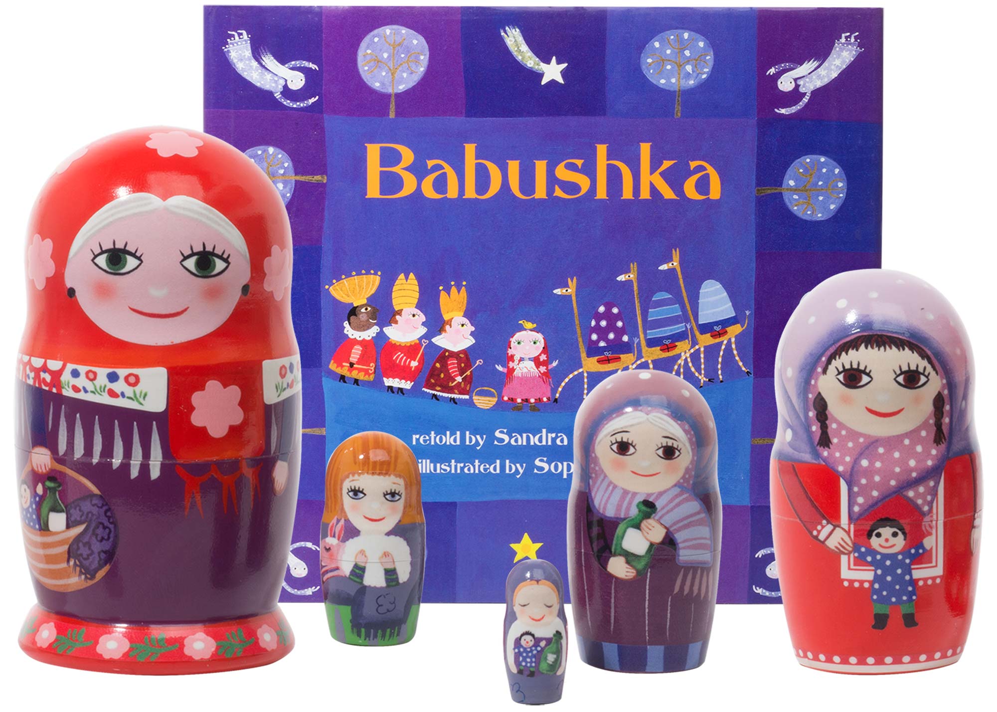 Buy Babushka Paperback Book and Nesting Doll Set at GoldenCockerel.com