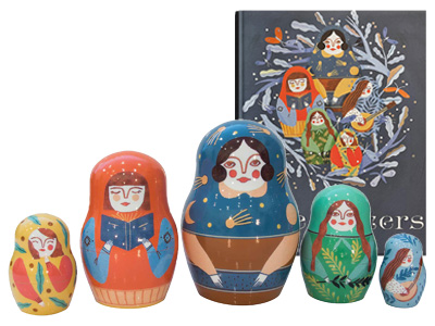 スケールモデル 新作 The Littlest Matryoshka Book 絵本・児童書