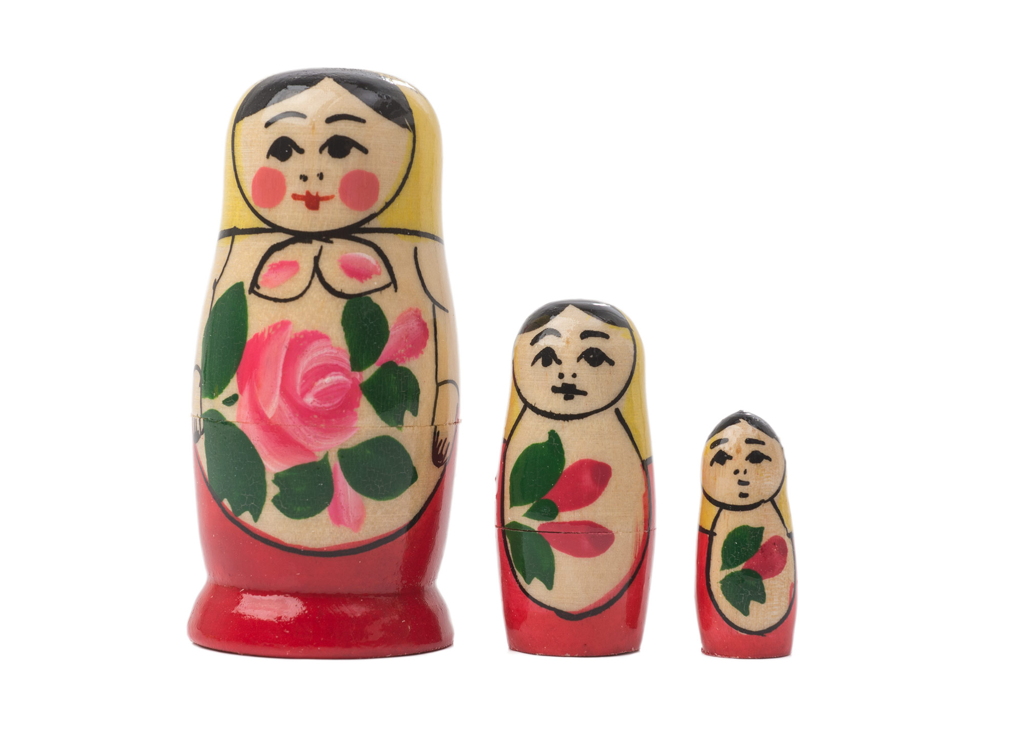 Buy Semenov Nesting Doll 3pc./3" at GoldenCockerel.com