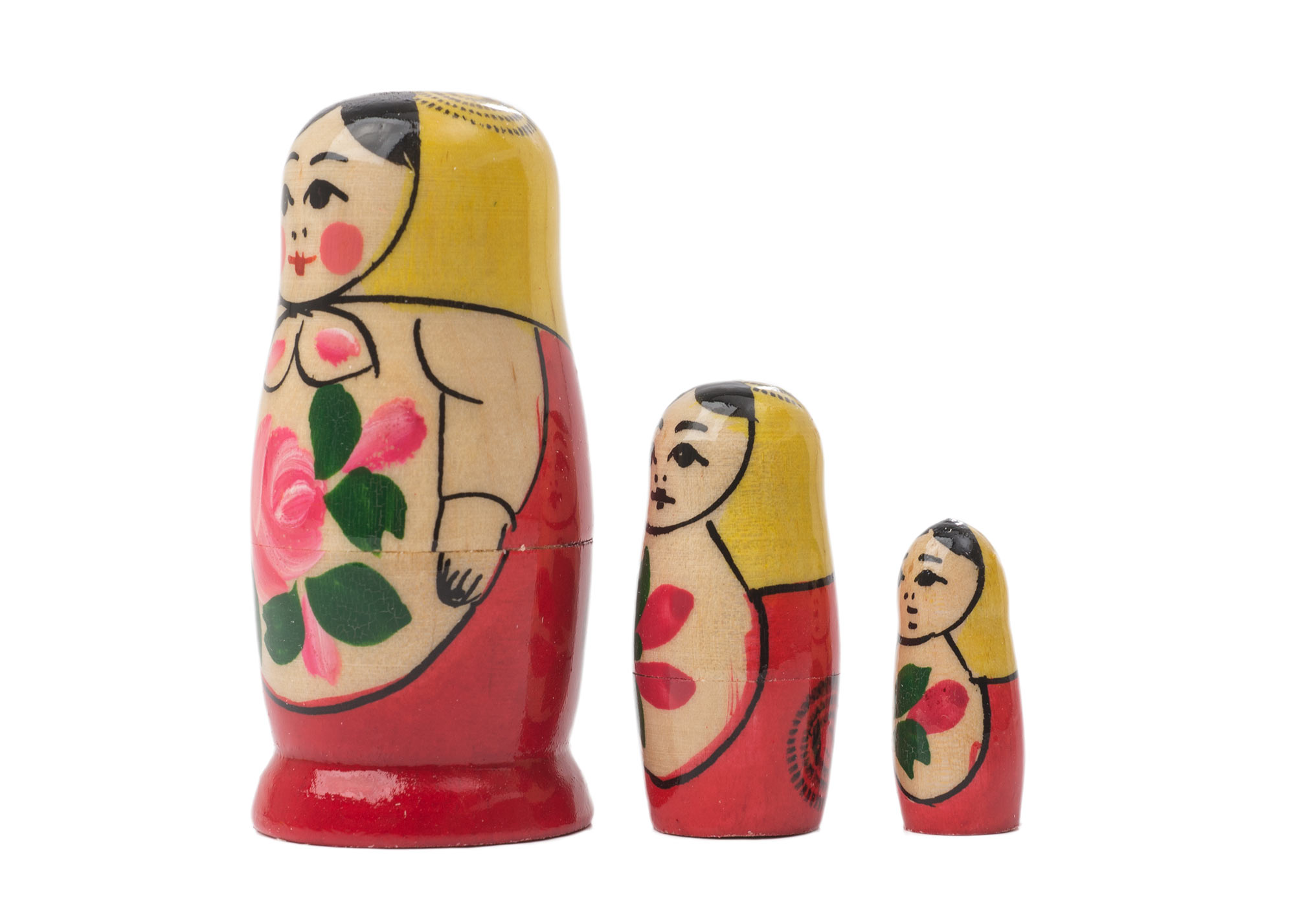 Buy Semenov Nesting Doll 3pc./3" at GoldenCockerel.com