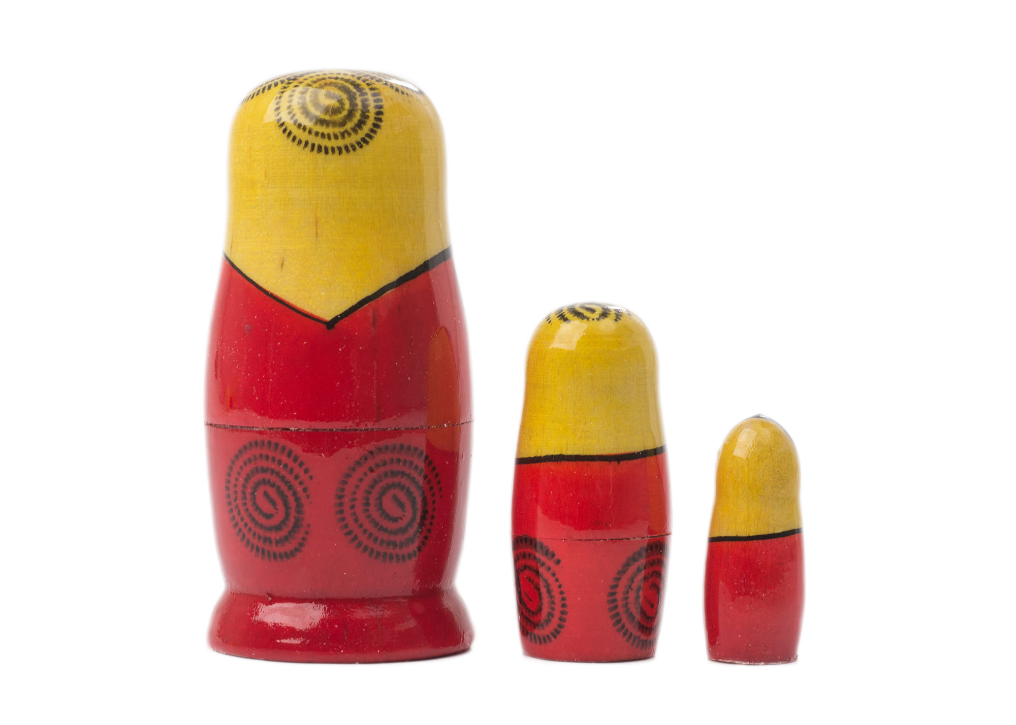 Buy Semenov Nesting Doll 3pc./3" at GoldenCockerel.com