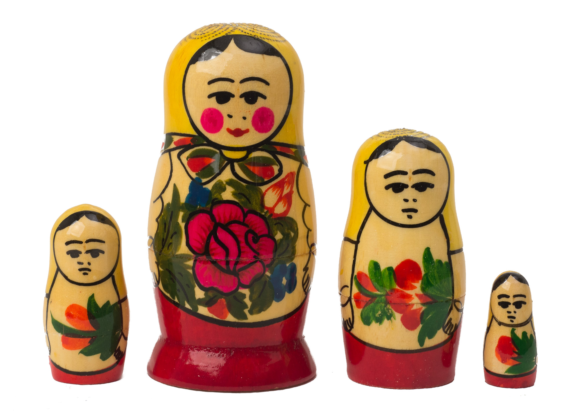 Buy Semenov Matryoshka Doll 4pc./3.5" at GoldenCockerel.com
