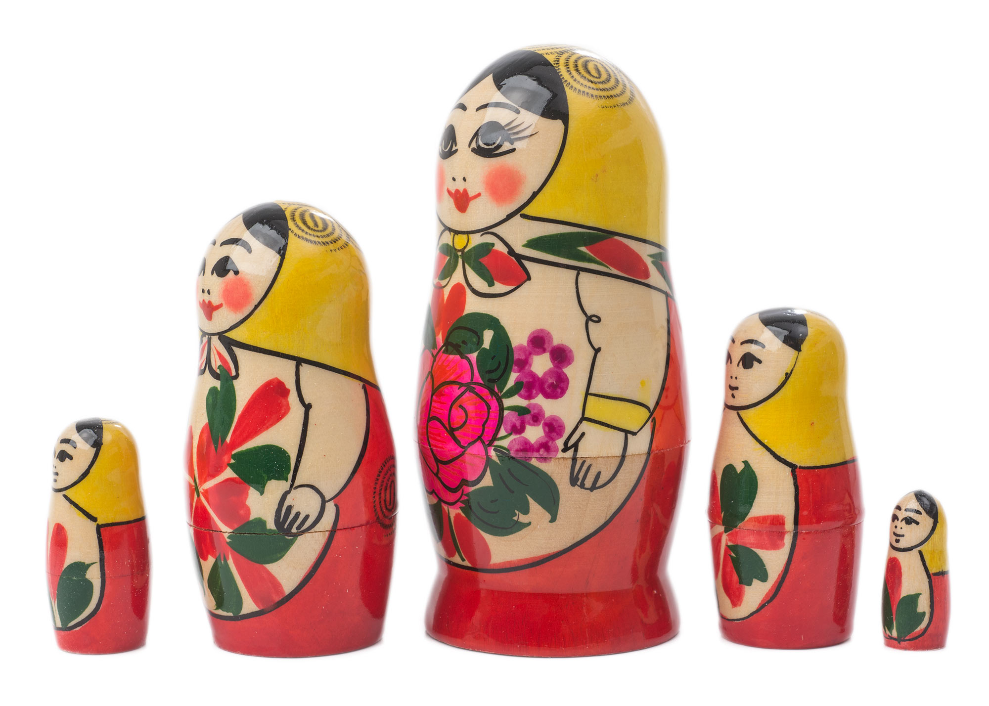 Buy Semenov Babushka Doll 5pc./4.5" at GoldenCockerel.com