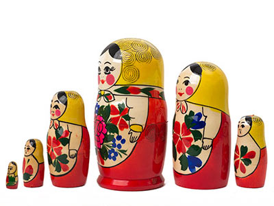 Buy Semenov Nesting Doll 6pc./5" at GoldenCockerel.com