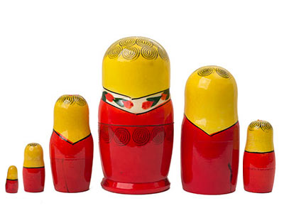 Buy Semenov Nesting Doll 6pc./5" at GoldenCockerel.com