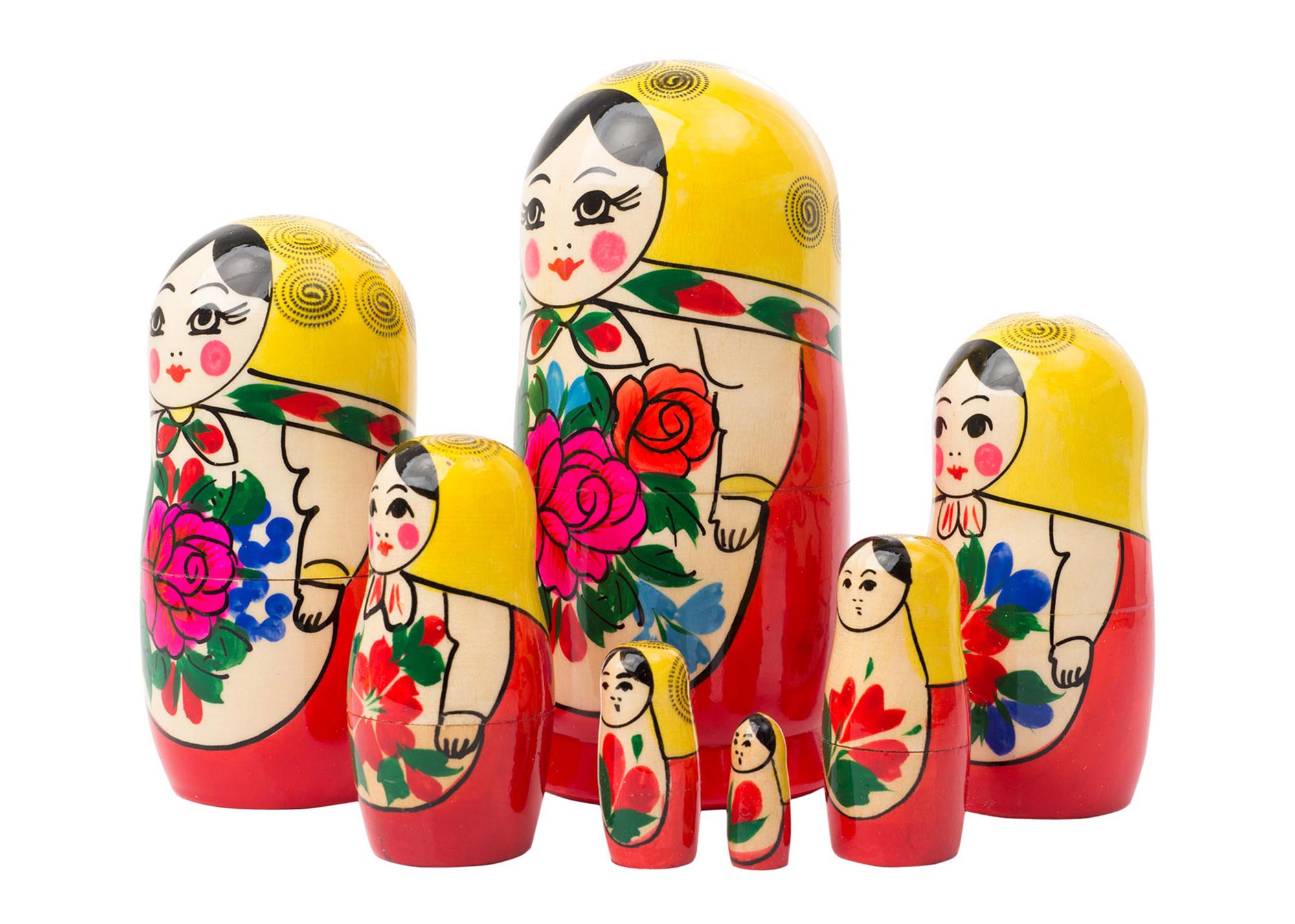 Buy Authentic Russian Semenov Doll 7pc./6" at GoldenCockerel.com