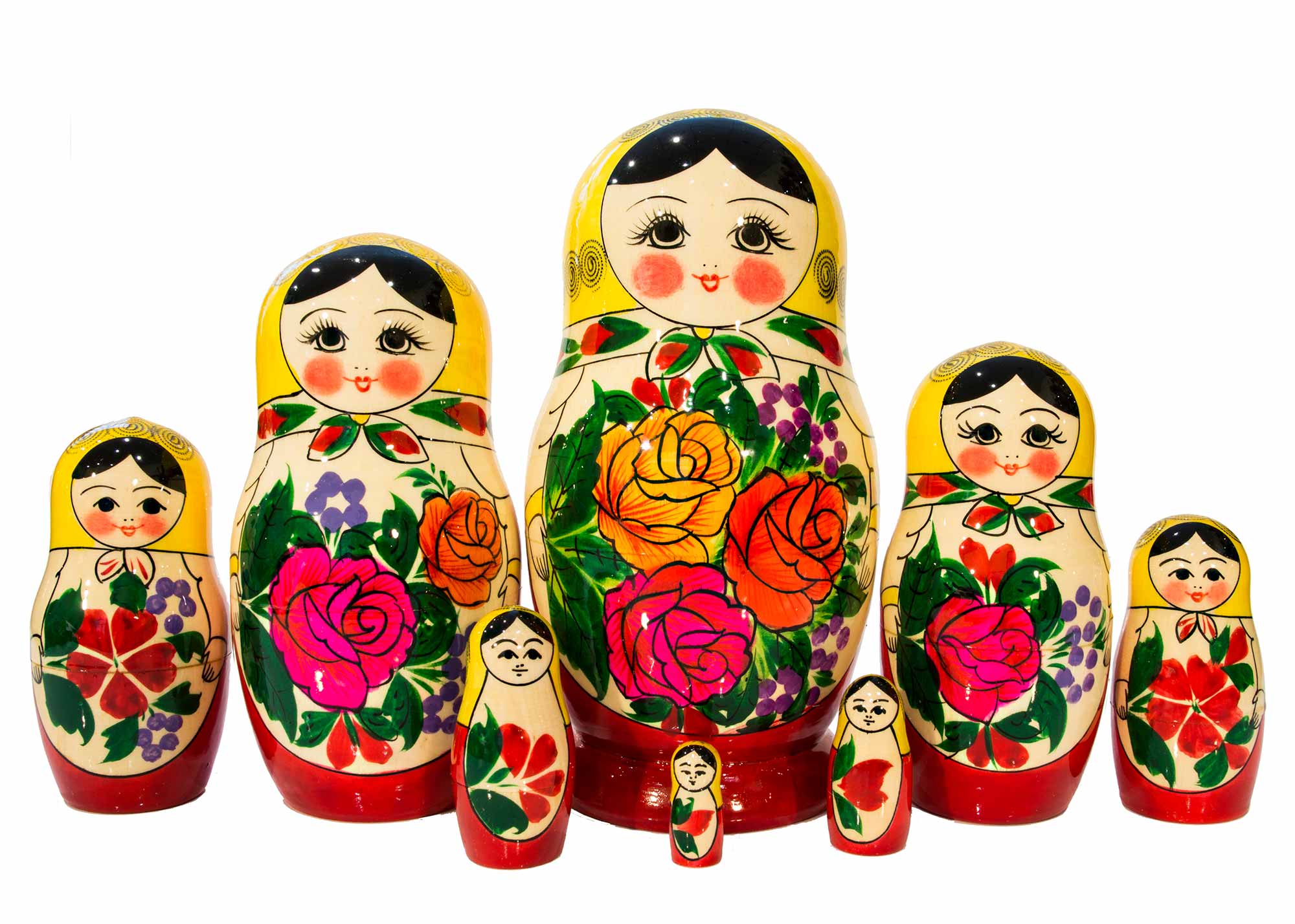 Buy Semenov Nesting Doll 8pc./8"  at GoldenCockerel.com