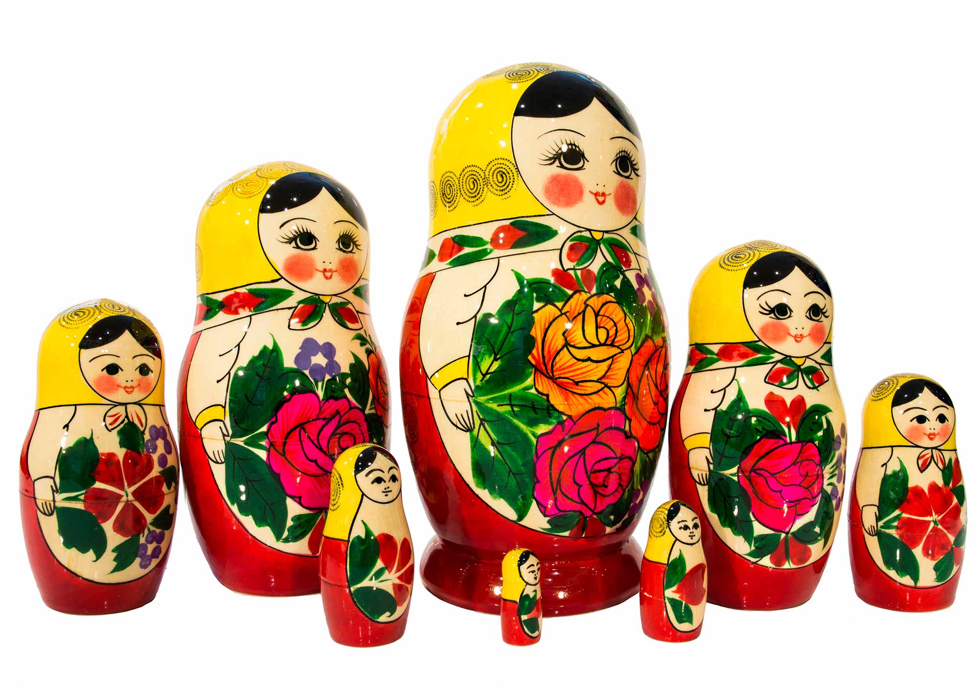 Buy Semenov Nesting Doll 8pc./8"  at GoldenCockerel.com