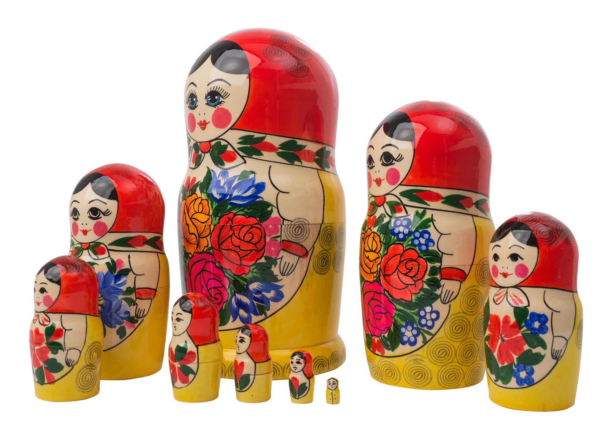 Buy Semenov Nesting Doll 9pc./9" at GoldenCockerel.com