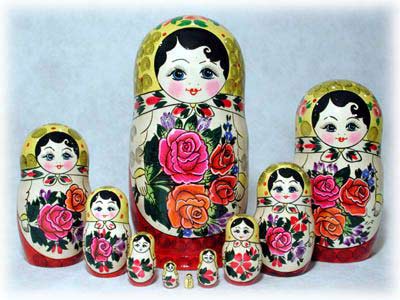 Buy Classic Semenov Nesting Doll 10pc./10" at GoldenCockerel.com