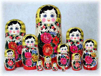 Buy Huge Semenov Nesting Doll 12pc./12" at GoldenCockerel.com