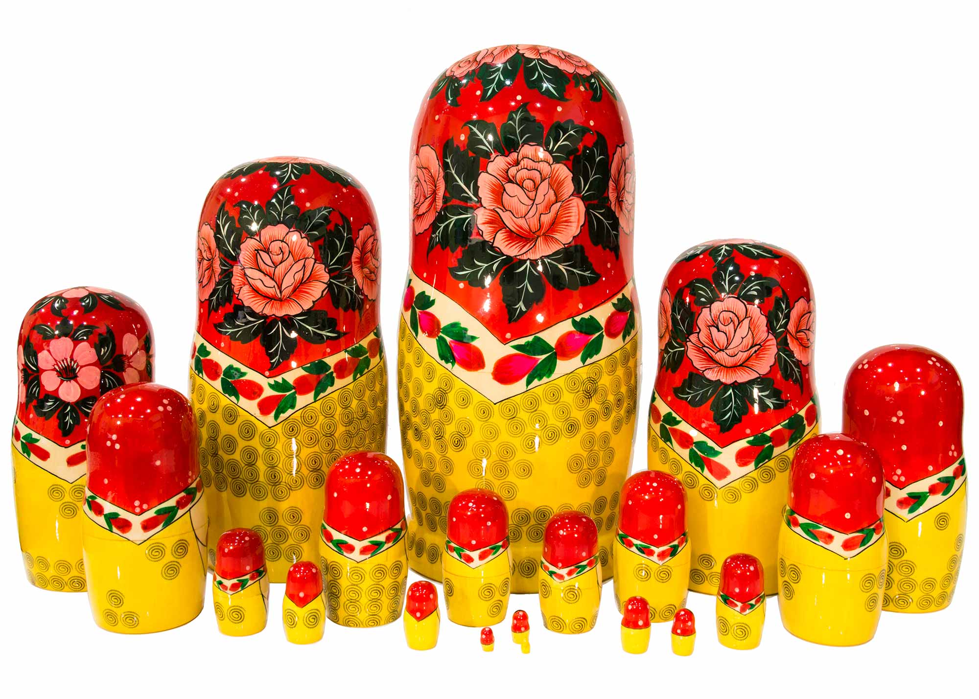 Buy Semenov Large Traditional Nesting Doll 20pc./14" at GoldenCockerel.com