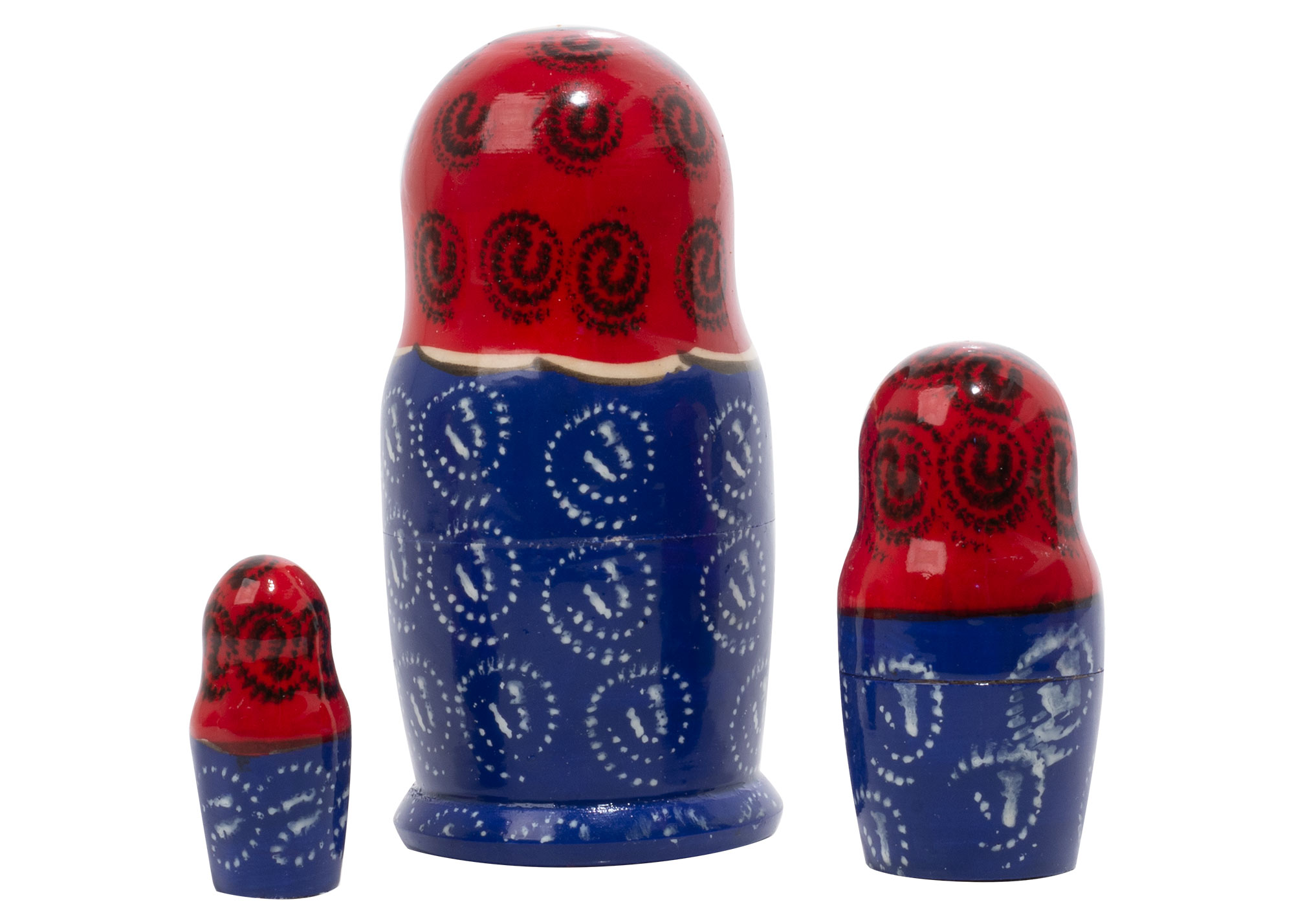 Buy Polkhovski Maidan Nesting Doll 3pc./4" at GoldenCockerel.com