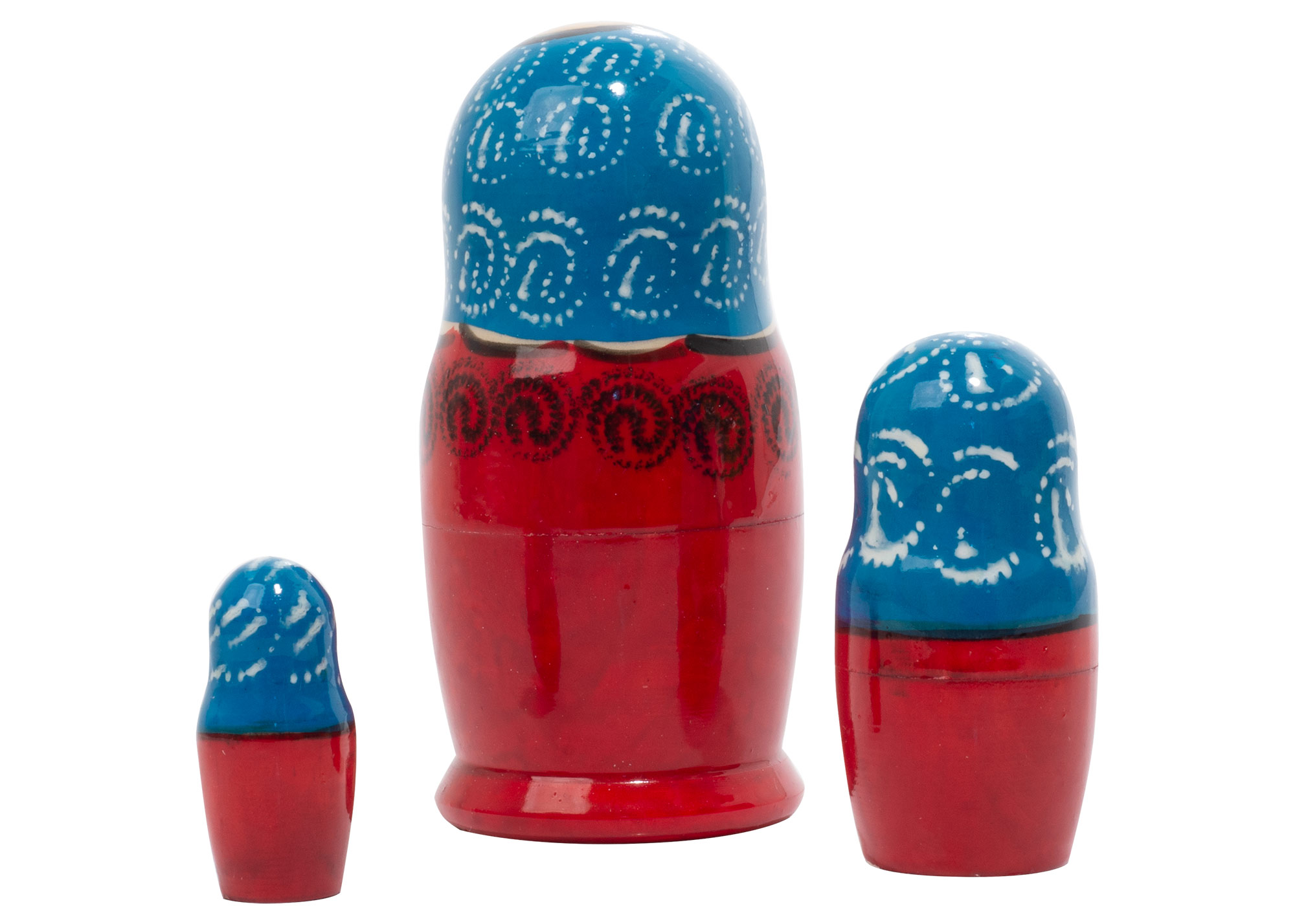 Buy Polkhovski Maidan Nesting Doll 3pc./4" at GoldenCockerel.com