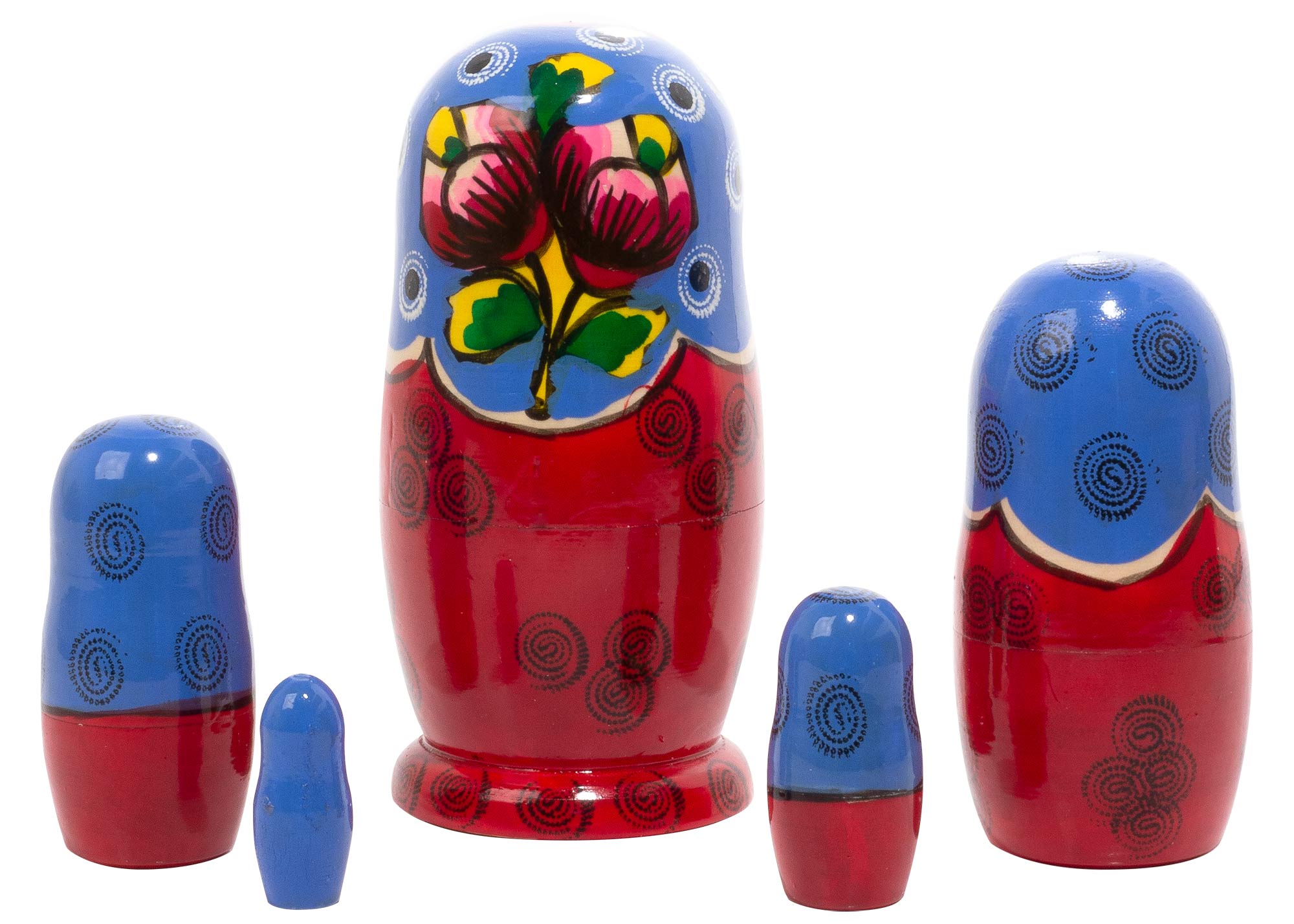 Buy Polkhovski Maidan Matryoshka Doll 5pc./5.5" at GoldenCockerel.com