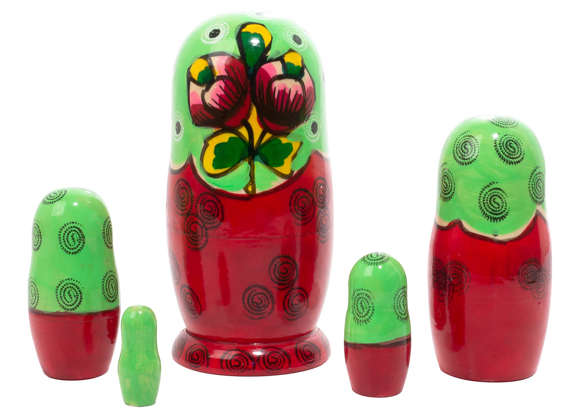 Buy Polkhovski Maidan Matryoshka Doll 5pc./5.5" at GoldenCockerel.com