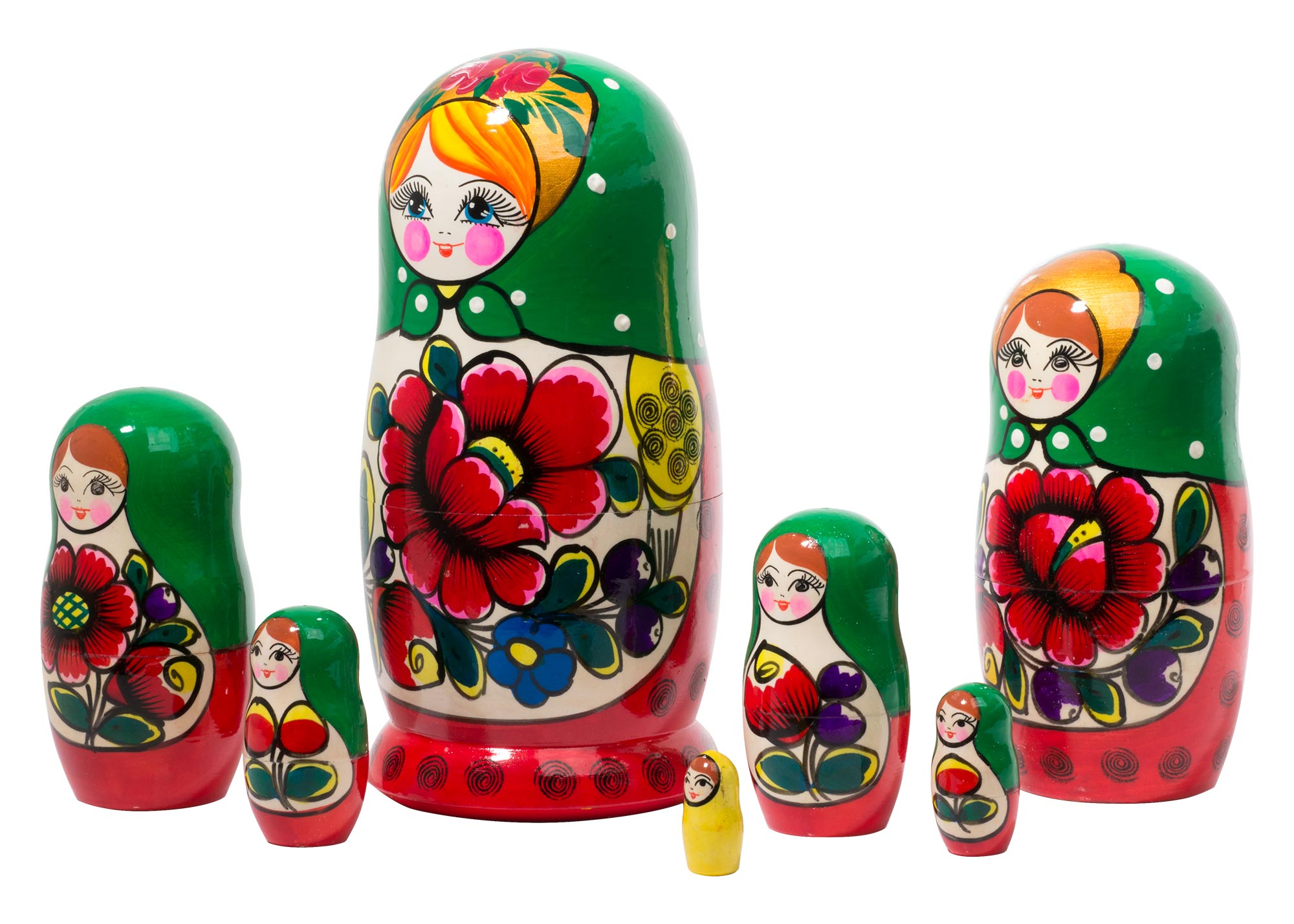 Buy Polkhovski Maidan Nesting Doll 7pc./8" at GoldenCockerel.com