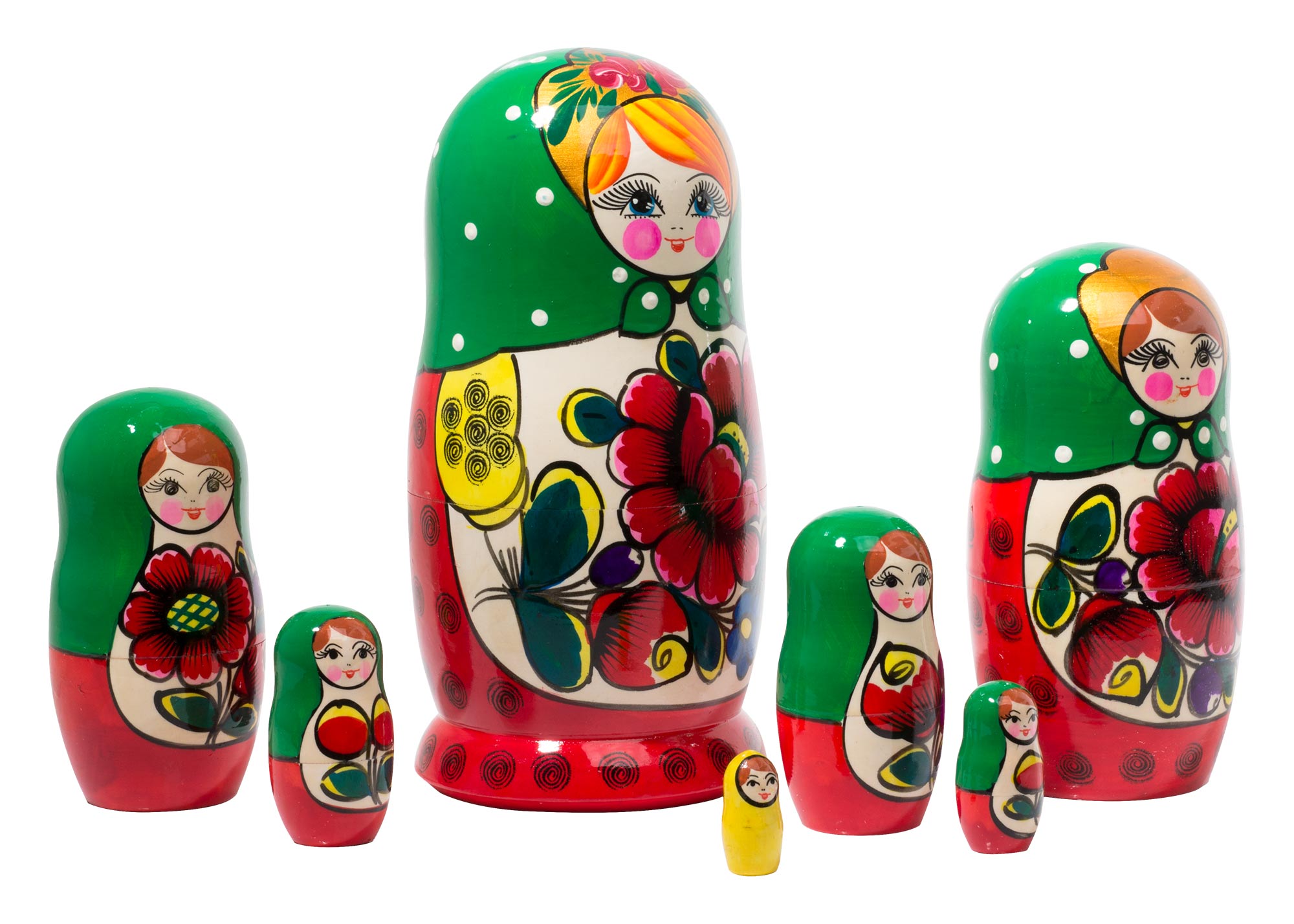 Buy Polkhovski Maidan Nesting Doll 7pc./8" at GoldenCockerel.com