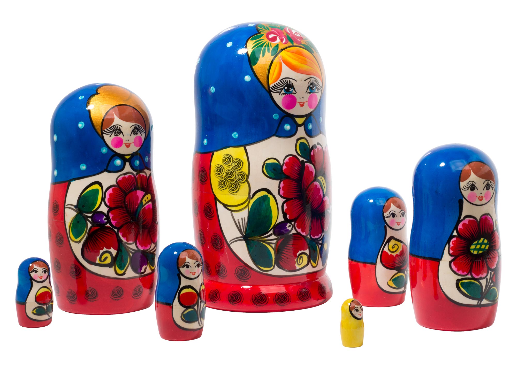 Buy Polkhovski Maidan Nesting Doll 7pc./8" at GoldenCockerel.com